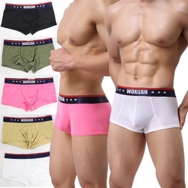 Neu Herren Unterwäsche Hipster Short Boxershorts Slip  Pants Unterhose 6 Farbe