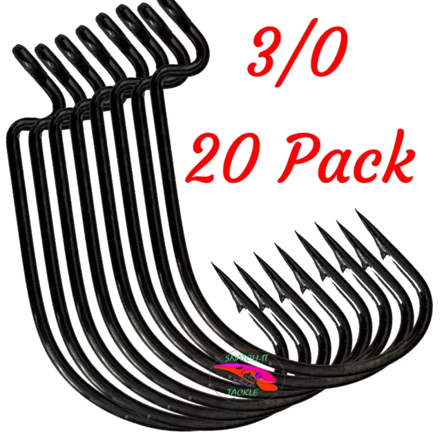 WEEDLESS HOOKS SOFT Plastic Fishing Lures used For Z-man Gulp Bait Junky  ECT $7.75 - PicClick AU