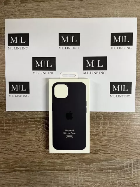 Apple Custodia MagSafe in Silicone per iPhone 15 - Nero