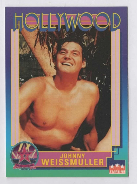 Johnny Weissmuller Hollywood Walk of Fame Trading Card #35 NEW/UNCIRCULATED