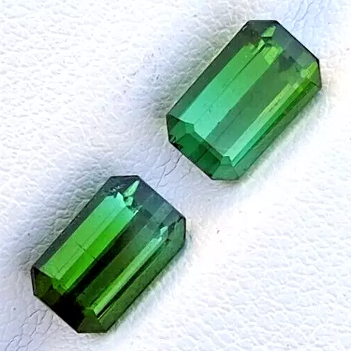 3.20 ct Pair of Top Quality Natural faceted Afghan Tourmaline Loose Gemstone