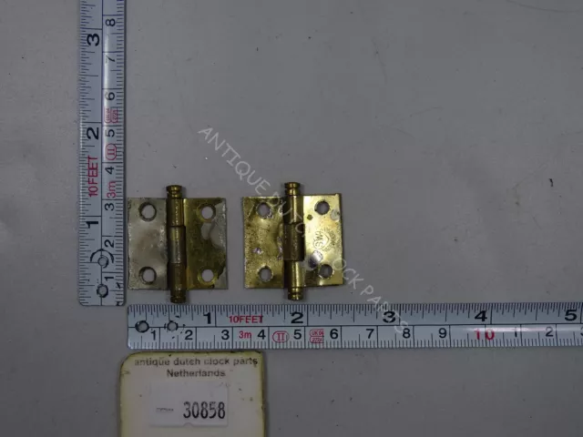 Set Brass Door Hinges For Large Door Dutch Warmink Grandfather Clock