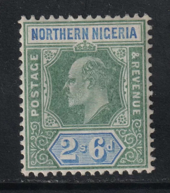 Northern Nigeria 1906-07 KE chalky paper Sc 26a MLH VF fresh CV $45