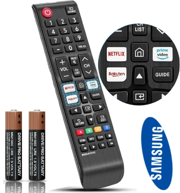 Bn59-01315B For Samsung Tv Remote Control Replacement Ultra Hdr Hd 4K Smart Qled