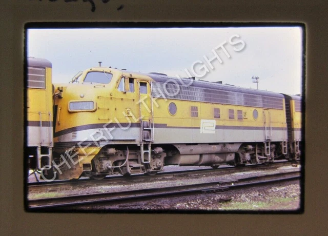 Original '70 Kodachrome Slide PC Penn Central 721 F7A Ex-DRGW Chicago     38V5