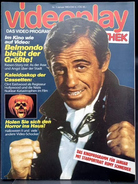 Videoplay Kinothek Das Video Programm Magazin  1 - Januar 1983