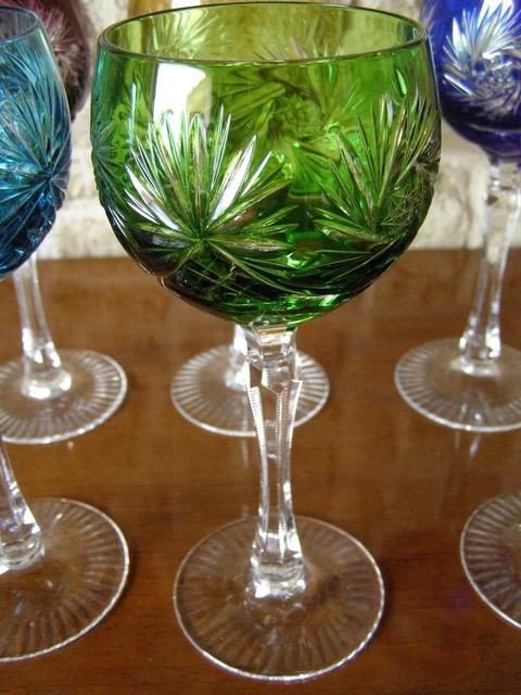 Service Six Grands Verres En Cristal Du Rhin 2