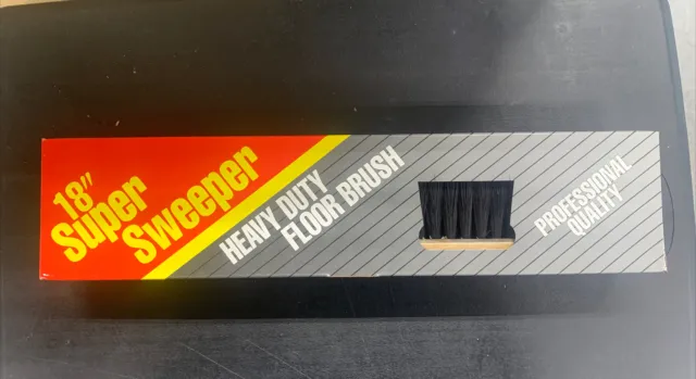 18" Super Sweeper - Heavy Duty Floor Brush