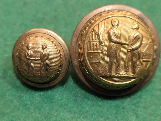 Civil War bottons (2) Kentucky Coat & Cuff