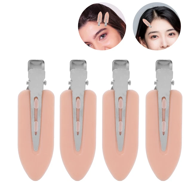 (Vier Blätter Rosa)Haarspange 4 Stück Make-up Haarspangen Zubehör No Bend