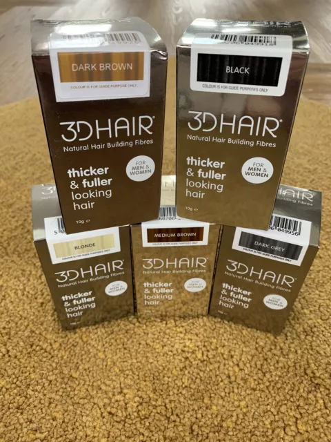 3D Hair Loss Fibres For Thinning Hair Sizes Available 10g