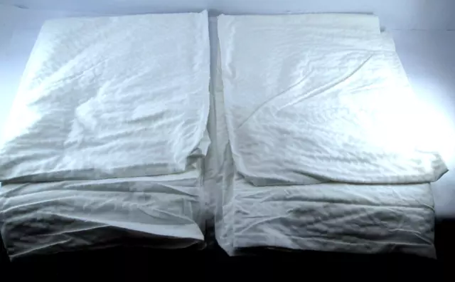 *LOT OF 2* Standard Textile  - Cumulus Top Cover - Flat Sheet  - Queen - White