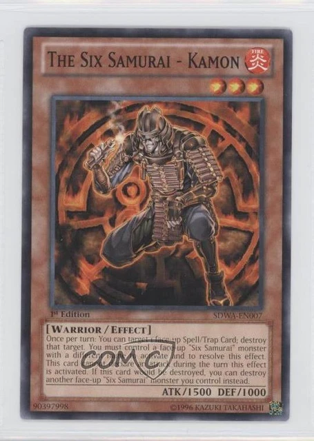 2012 Yu-Gi-Oh! Warlords Structure Deck 1st Edition The Six Samurai - Kamon 0o3