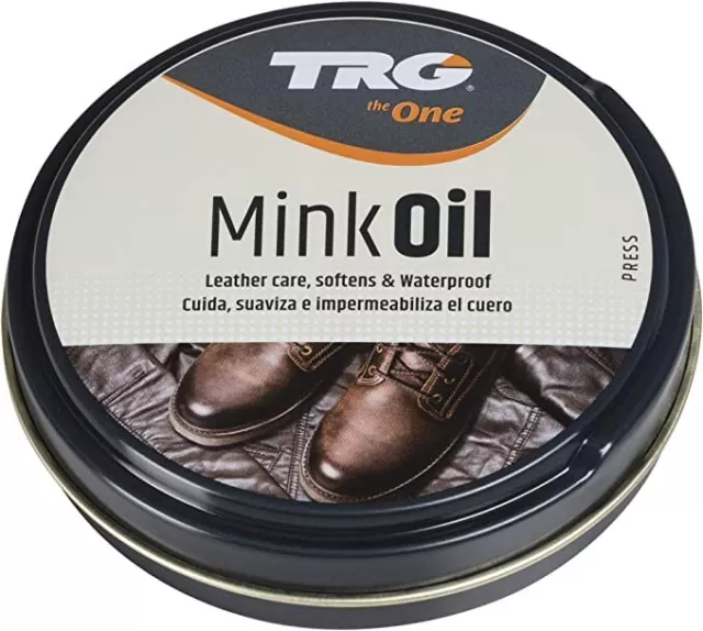 Trg Genuine Mink Oil Paste Tin 85Gm  - Waterproofer / Conditioner -Au Seller