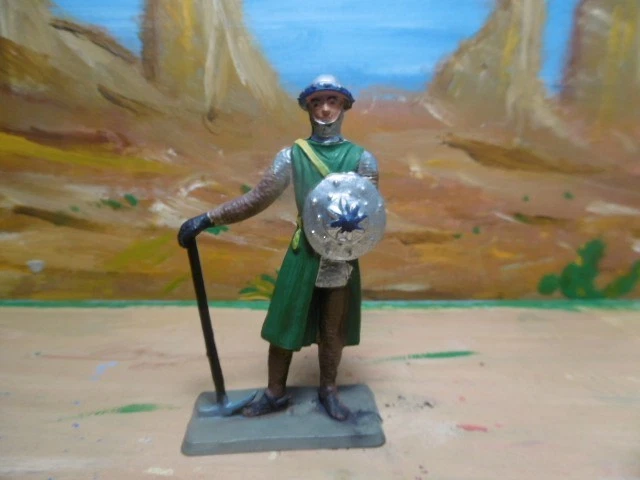 FIGURINE SOLDAT STARLUX HOMME D'ARMES AVEC FLEAU / antique toy soldier