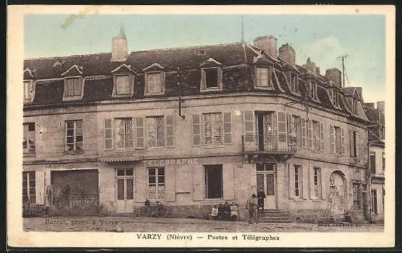 CPA Varzy, Postes et Télégraphes 1935