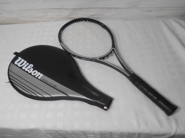 RARE WILSON JAVELIN 95 Graphite H.M Split Throat Tennis Racquet 4