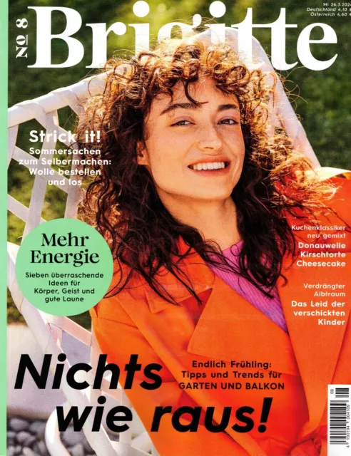 Brigitte Zeitschrift NEU UNGELESEN Nummer 8/24  26.3.24