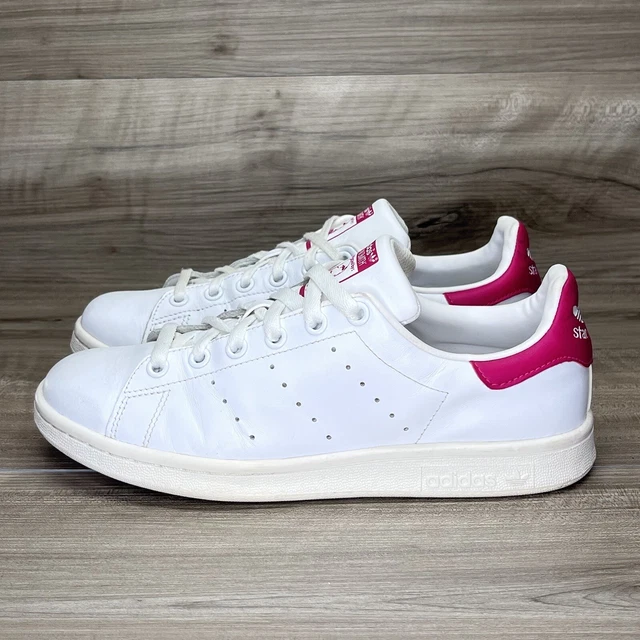 Adidas - b32703 stan cheap smith j - wht/wht/pink sneakers
