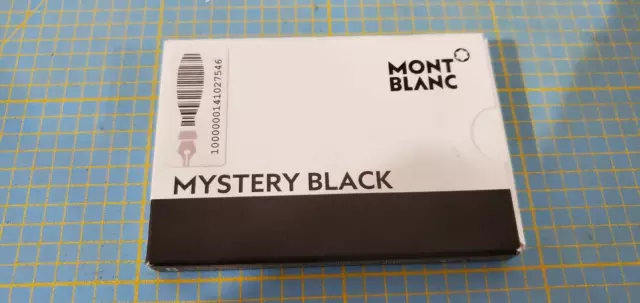 Montblanc Tintenpatronen Mystery Black 8 Stück (128197) - Opened Box!