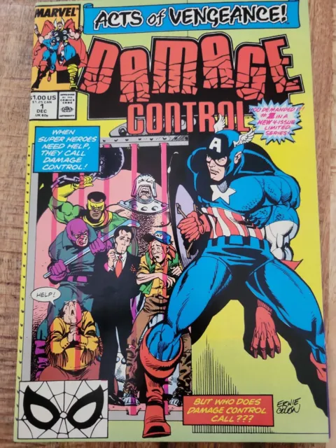 MARVEL COMICS Damage Control #1 Acts Of Vengeance!  VF/NM