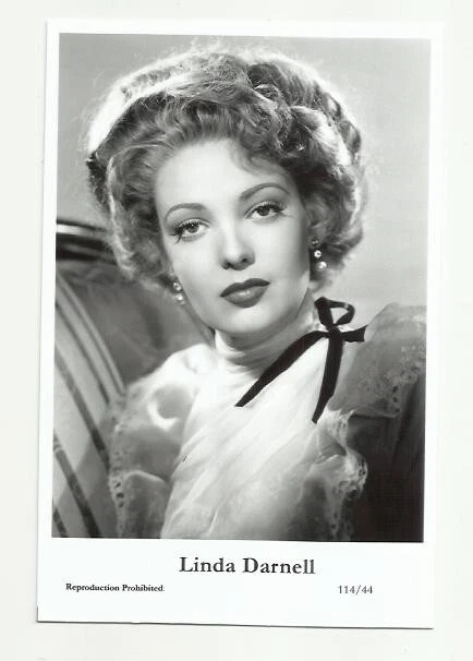 (Bx28) Linda Darnell Swiftsure Photo Postcard (114/44) Filmstar Pin Up Glamor