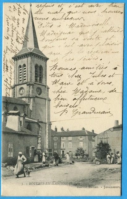 Cpa: Rovres-En-Xaintois / 1907