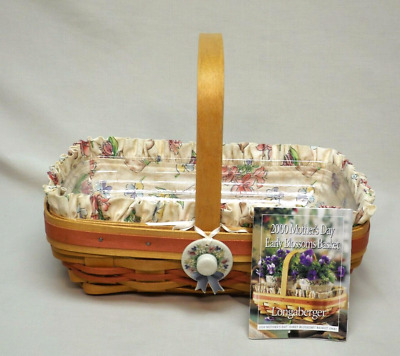 Longaberger 2000 Mother's Day Early Blossom Basket Combo