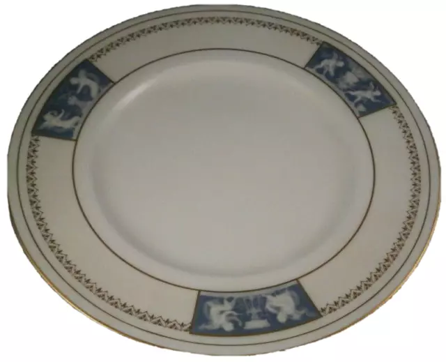 Antico Minton Porcellana Pate-Sur-Pate Piastra Inglese Mintons Porzellan Teller