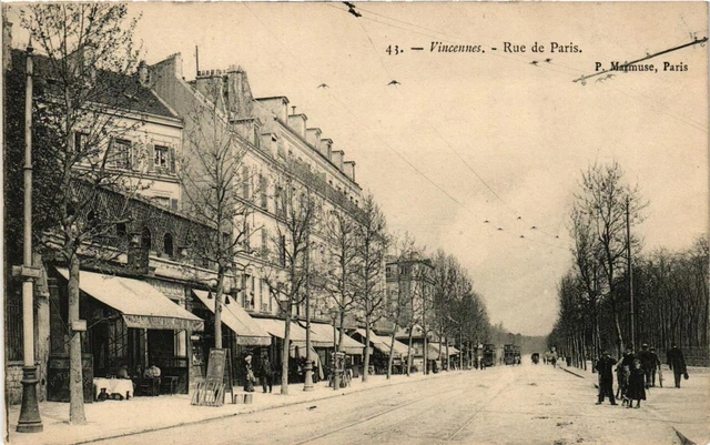 CPA AK VINCENNES Rue de Paris (672338)