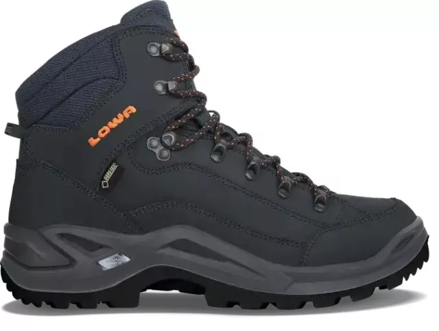 LOWA Renegade GTX Mid  Gore-TEX Herren Navy/Orange  Größe wählbar!  NEUWARE!