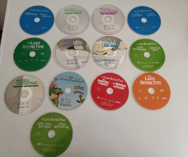 THE LAND BEFORE Time DVD Lot Of 13 Discs Dinosaurs £9.36 PicClick UK