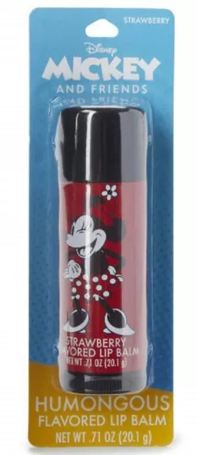 Disney Minnie Mouse and Friends HUMONGOUS Strawberry Flavored Lip Balm .71 oz