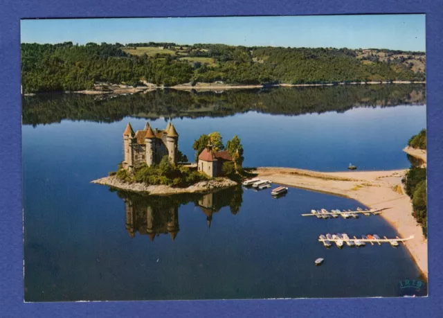 Gb * CPA  / Carte Postale : Barrage de Bort-les-Orgues -> Château de Val