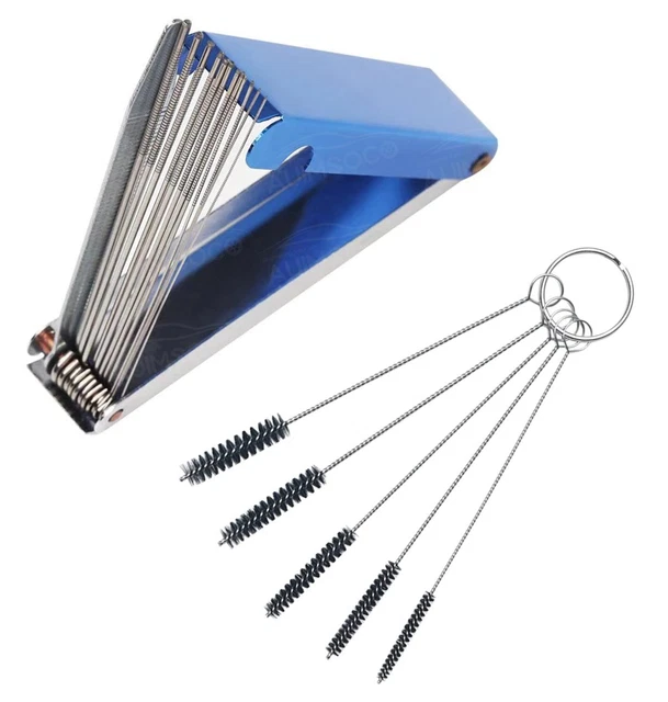 Parts Carburetor Cleaning Kit Needle Wires Brush Carb Dirt Jet Cleaner Tool Set