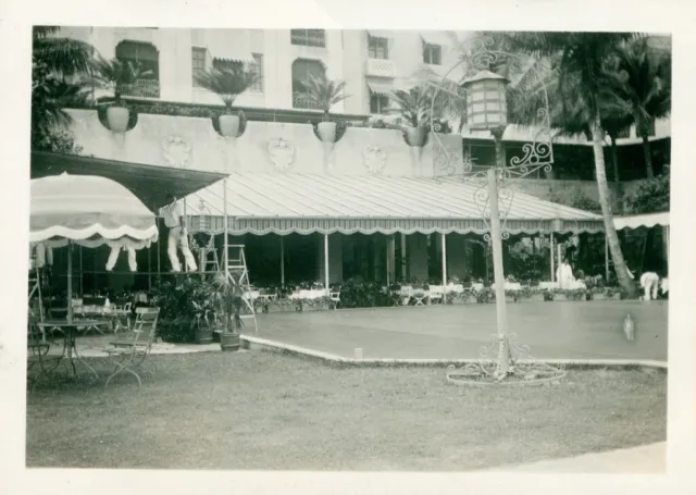 1940s WWII serviceman's Hawaii Photo Waikiki Royal Hawaiian Hotel