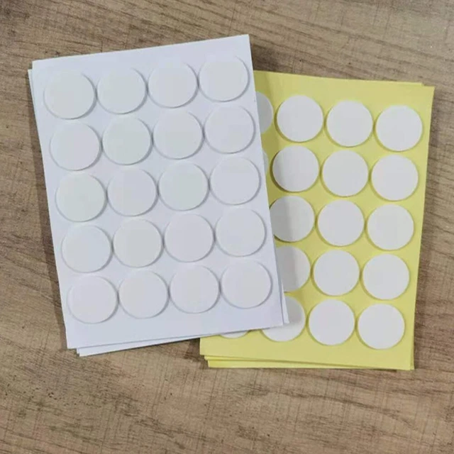 20 stickers noyau de bougie cire 20mm double mousse colle spot bougie noyau DIPA