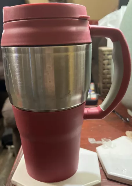 Bubba Classic Insulated Travel Mug, 20 oz - Dark Red fits cup holder EUC