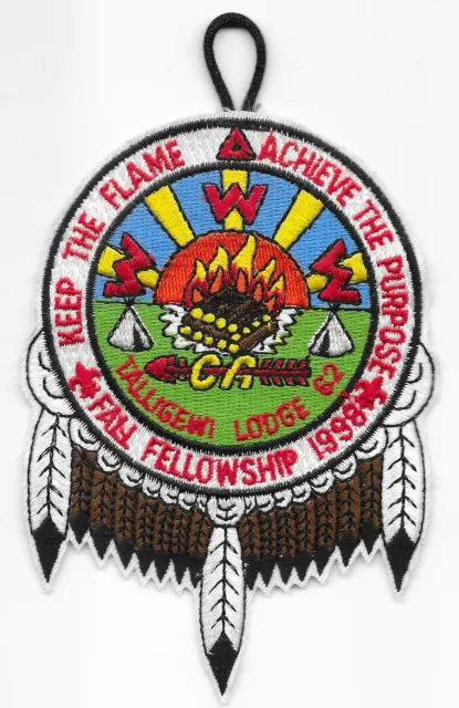 Talligewi Lodge 62 eX1998-4 Order of the Arrow OA Boy Scouts of America BSA