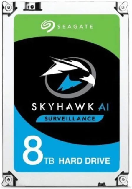 Seagate Skyhawk AI ST8000VE000 8TB Festplatte HDD 3,5" SATA 7200RPM 256MB Chache