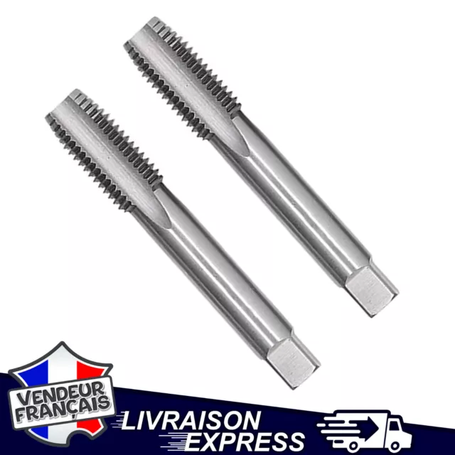 LOT DE 2 TARAUDS À MAIN M 16 M16 x 1.50 | M16x1.50 | ACIER 9Si-cr (1610)