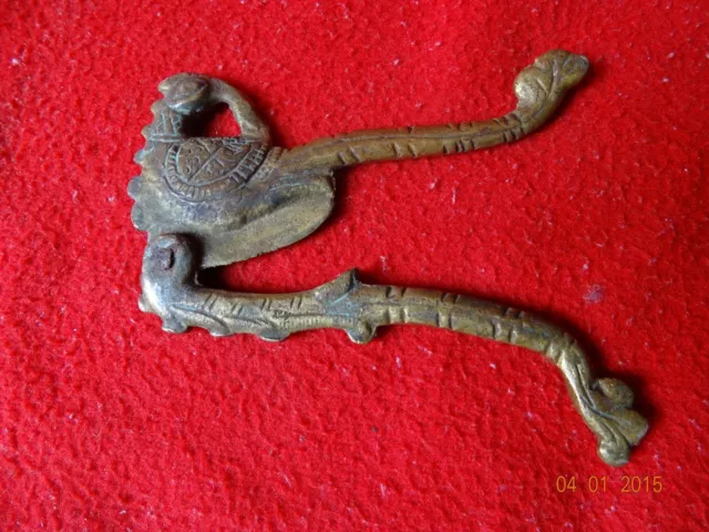 Old Vintage Brass Solid Unique Handcrafted Engraved Betel Nut Cutter Sarota #07