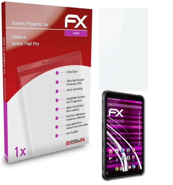 Film Verre Trempé Plastique 9H Protection écran FX-Hybrid Glass Pour Doogee S51 – Incassable, Anti-rayures 9H 🔳 Film Protecteur Anti-rayures