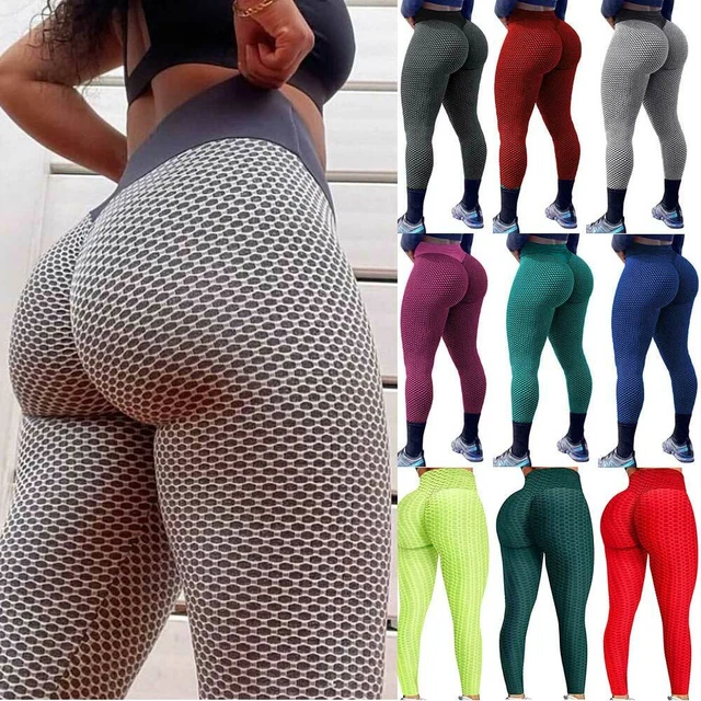 Tik Tok Women Anti-Cellulite Compression Push Up Yoga Pants Fitness Leggings