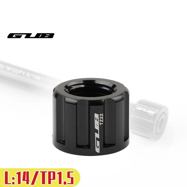 Gub TZ22 Montagne Bicyclette Essieu Tonneau Shaft Thru Crochet Écrou Accessoire