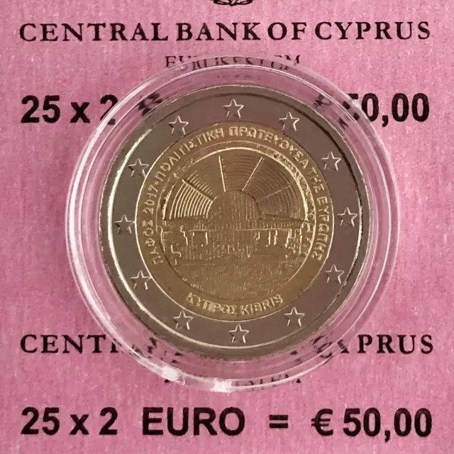Cyprus commemorative 2 euro coin 2017 "Paphos" - UNC