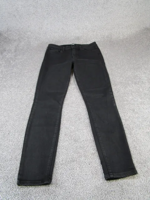 Paige Jeans Womens 29 Hoxton Ankle Black Stretch Denim Skinny Casual