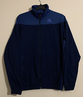 Adidas Mens Blue / Navy Classic Retro Style Full Zip Jacket - Size | 38/40
