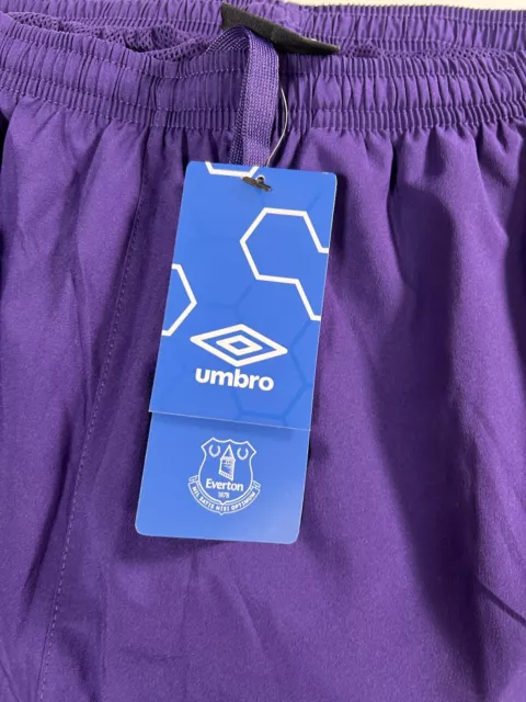 UMBRO EVERTON FC Swim Shorts - Size Medium - Purple - NEW WITH TAGS ...