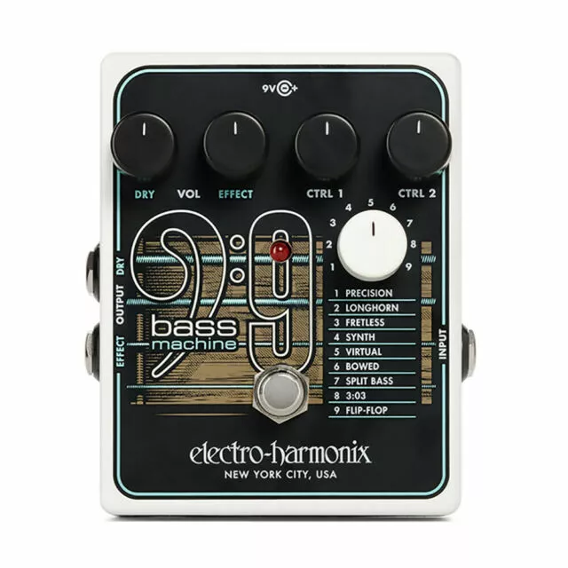 Electro-Harmonix BASS9 Bass Machine Effects Pedal